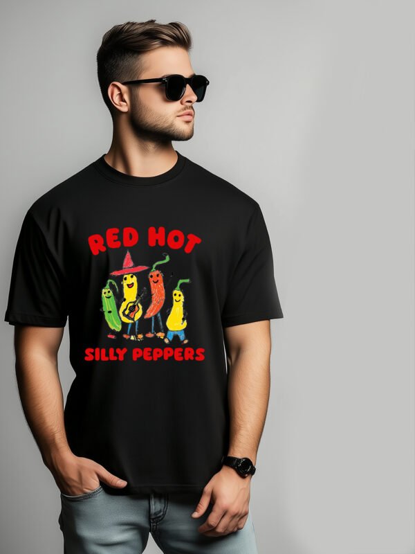 Red Hot Silly – Teeflow Graphic Statement T-shirt - Image 2