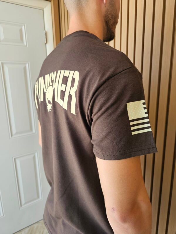 Punisher T-Shirt Mens Graphic Tee Marvel Comic Shirt Casual Cotton Top Gift for Fans - Image 3