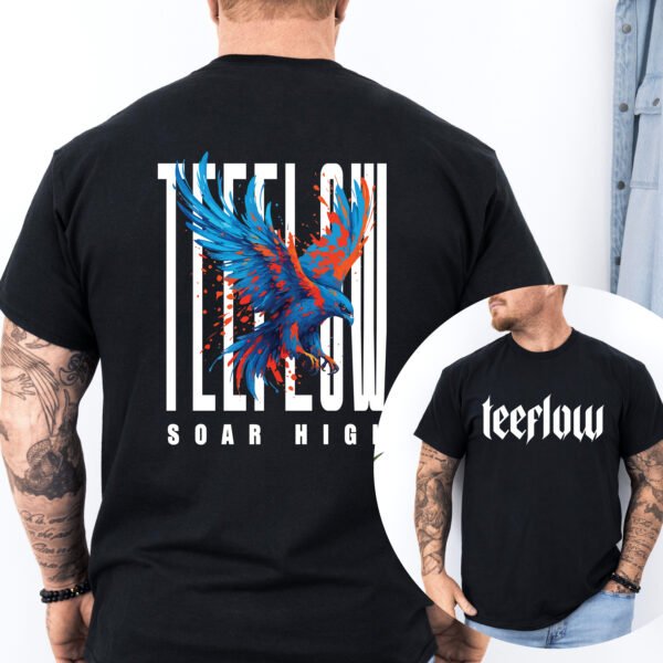 TEEFLOW Eagle T-Shirt – Embrace Freedom and Strength
