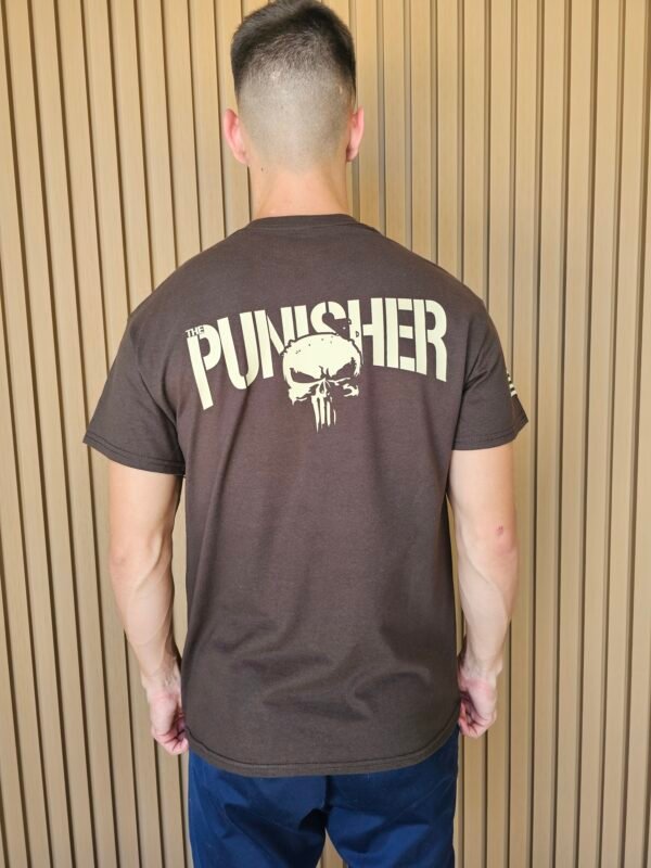 Punisher T-Shirt Mens Graphic Tee Marvel Comic Shirt Casual Cotton Top Gift for Fans