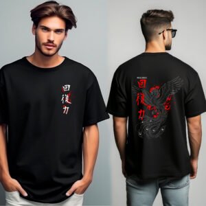 Japanese  Spirit Graphic T-Shirt