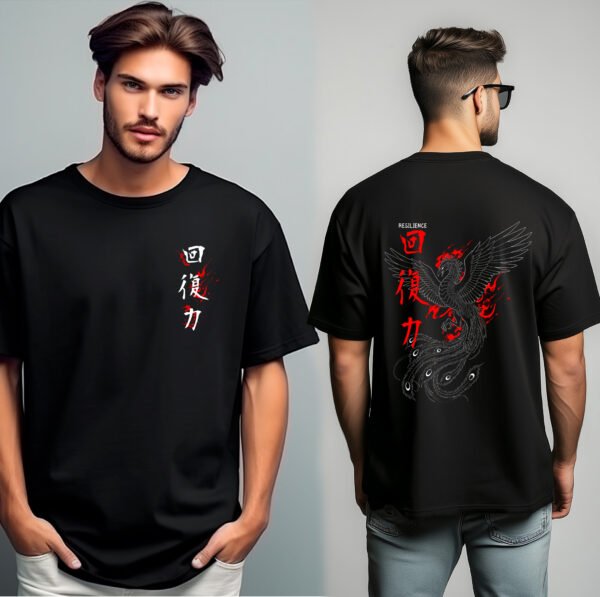 Japanese  Spirit Graphic T-Shirt