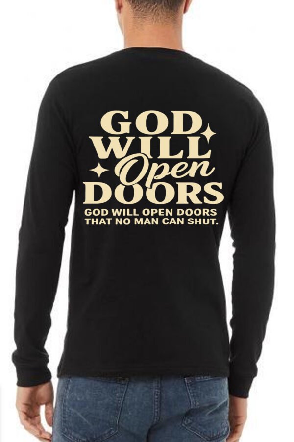 🙏 God Will Open Doors T-Shirt - Image 2