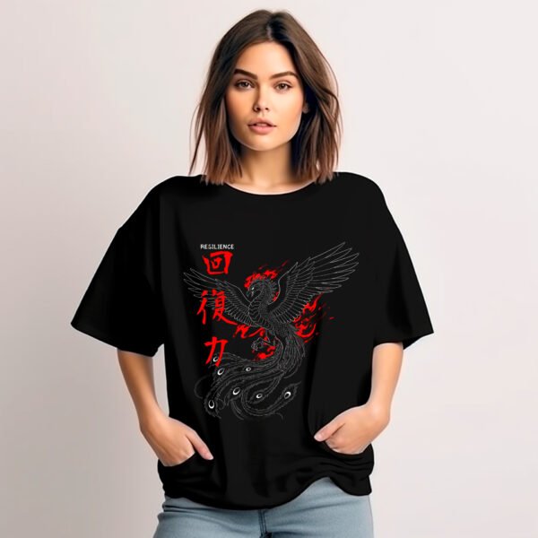Japanese  Spirit Graphic T-Shirt - Image 2