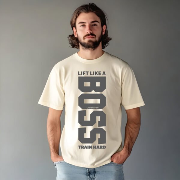 LIFT LIKE A BOSS – Hardcore Gym T-SHIRT - Image 7