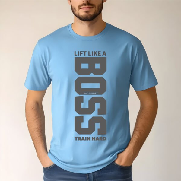 LIFT LIKE A BOSS – Hardcore Gym T-SHIRT - Image 6