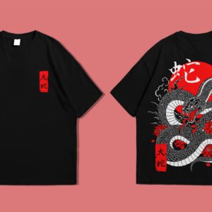 Japanese Anaconda T-Shirt – Power Wrapped in Tradition