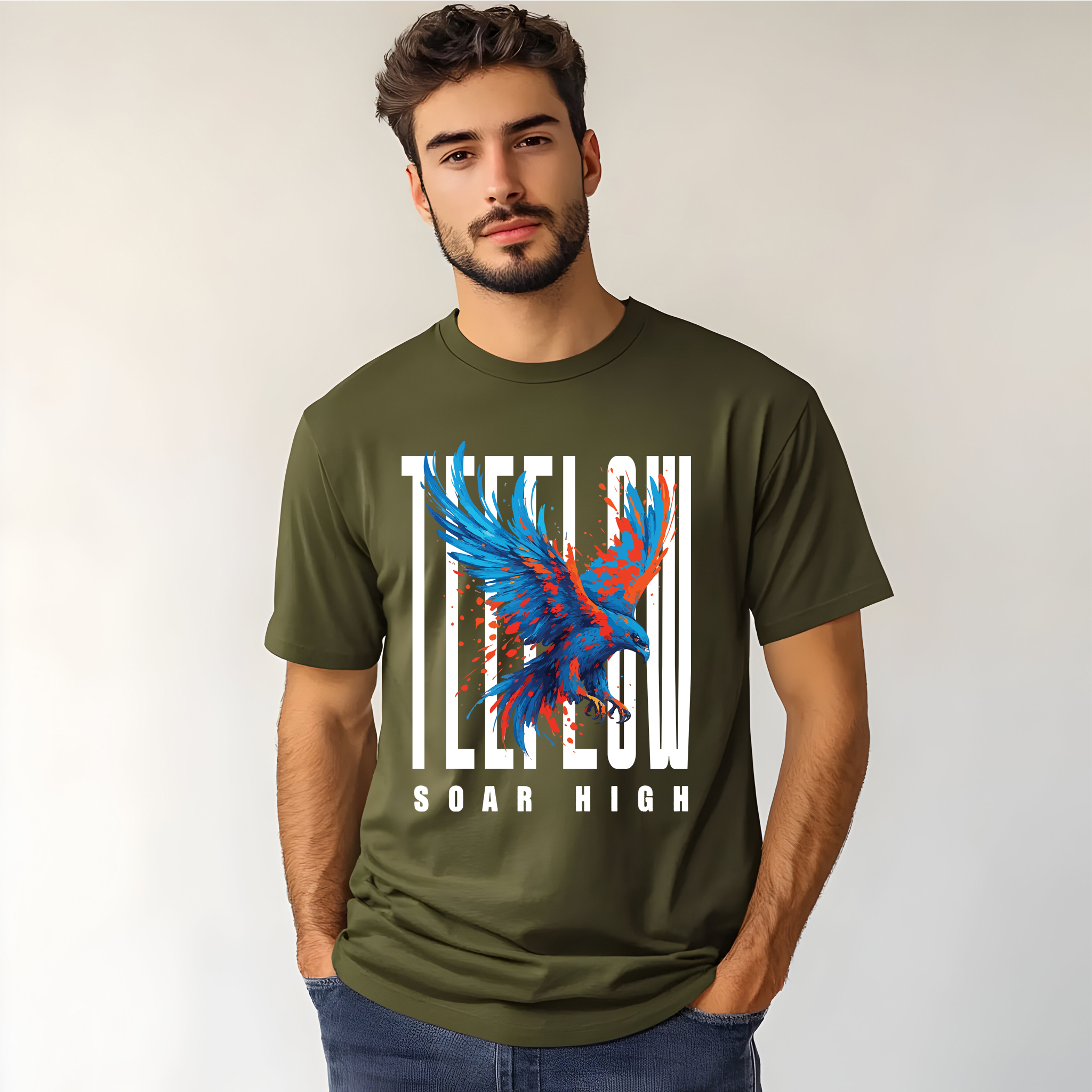 TEEFLOW Eagle T-Shirt – Embrace Freedom and Strength 5 TEEFLOW Eagle T-Shirt – Embrace Freedom and Strength - Image 5