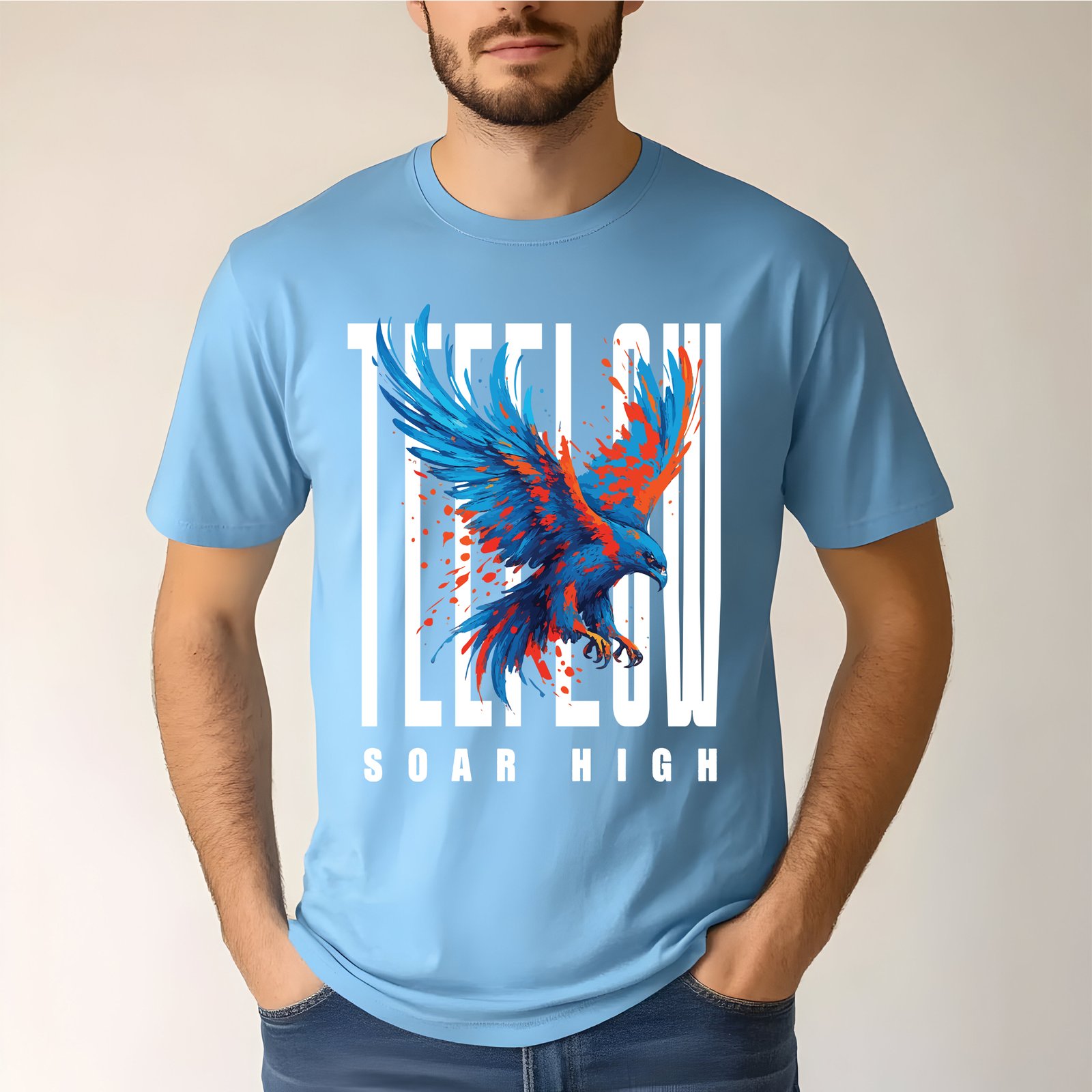 TEEFLOW Eagle T-Shirt – Embrace Freedom and Strength 6 TEEFLOW Eagle T-Shirt – Embrace Freedom and Strength - Image 6