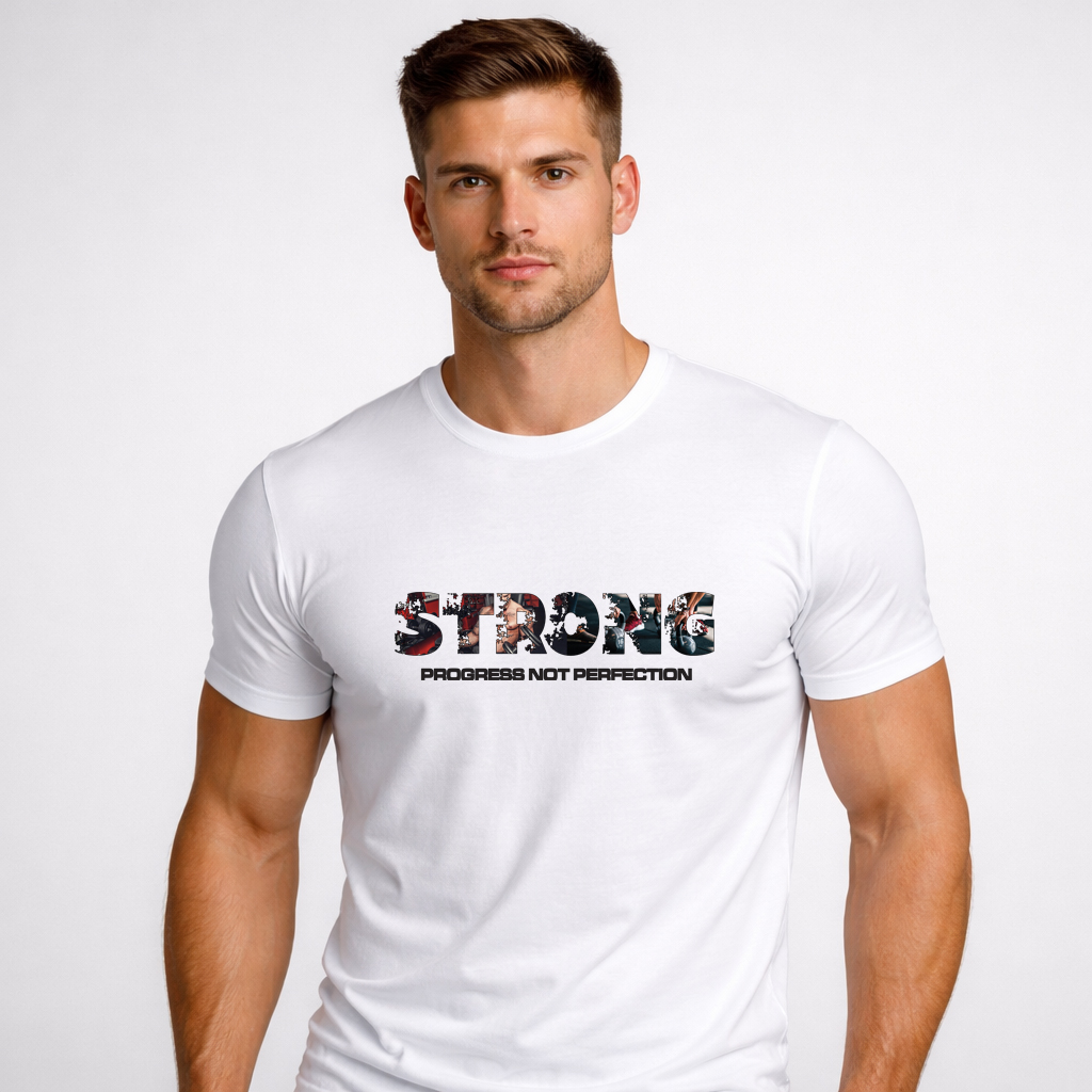 HOME 6 Strong White T-Shirt Man