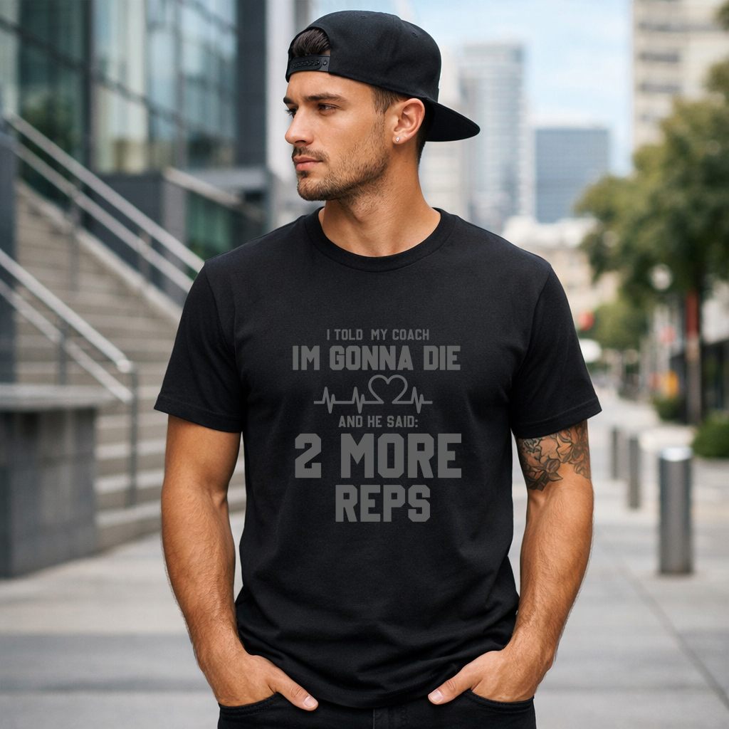 HOME 4 Funny Gym Workout Tee black t shirt front print