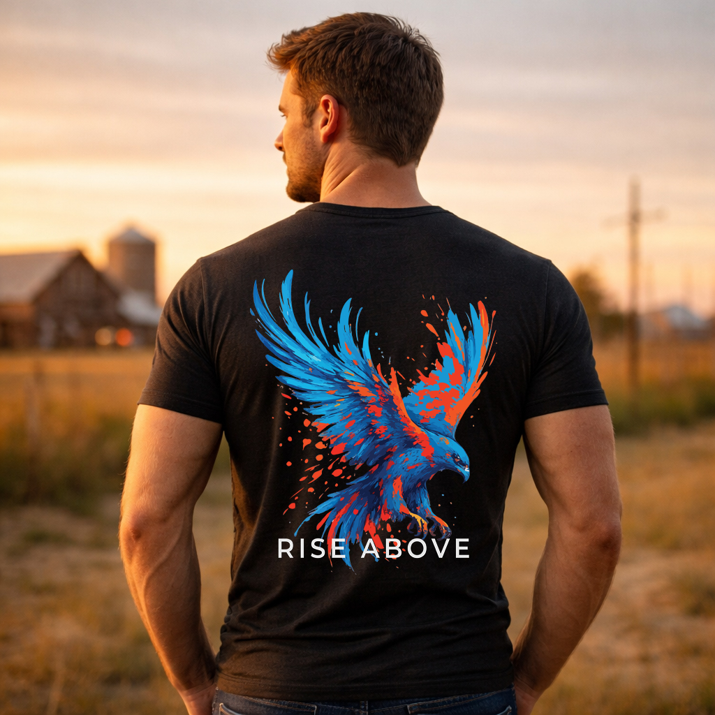 Rise Above Eagle T Shirt