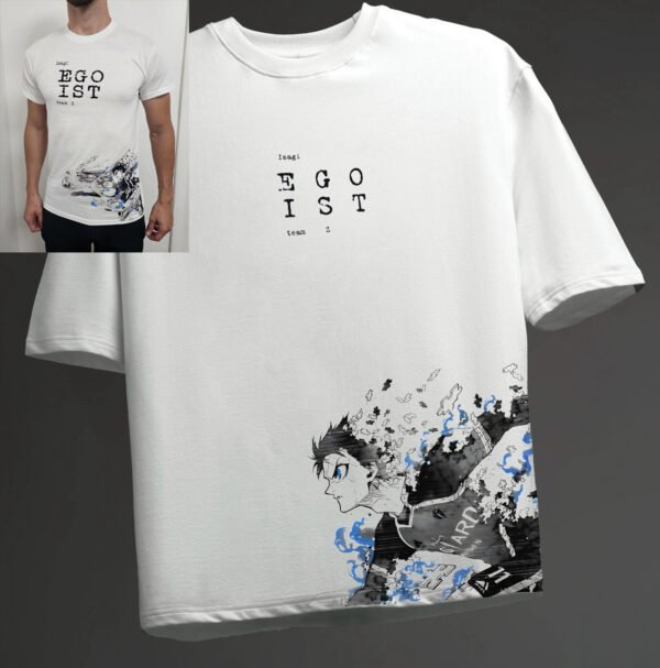 "Egoist" Isagi Yoichi Blue Lock Anime Tee - Unleash Your Inner Genius - Image 6
