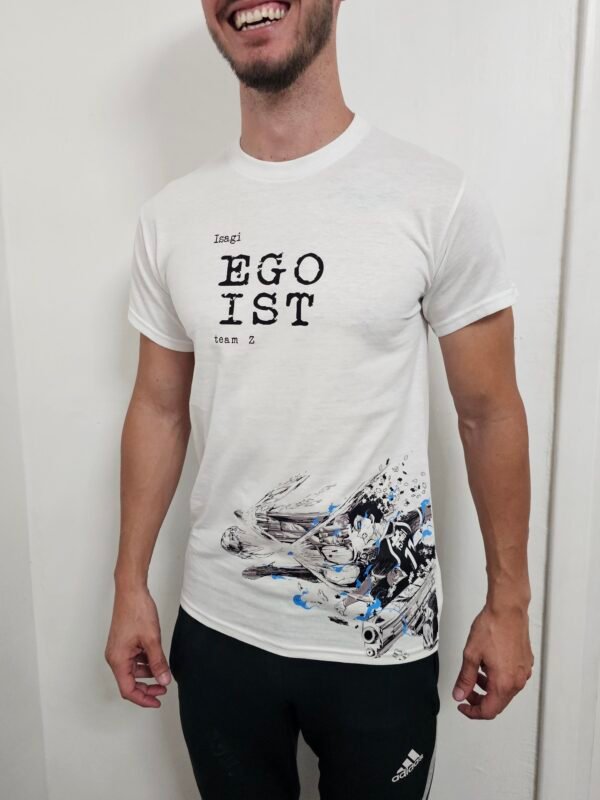 "Egoist" Isagi Yoichi Blue Lock Anime Tee - Unleash Your Inner Genius - Image 3