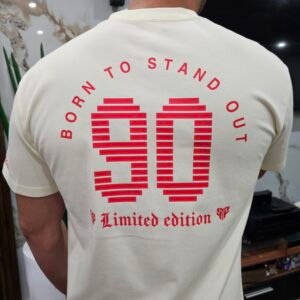 "BORN TO STAND OUT 90s" Limited Edition T-Shirt - Retro Style & Millennial Pride.