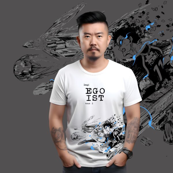 "Egoist" Isagi Yoichi Blue Lock Anime Tee - Unleash Your Inner Genius - Image 7