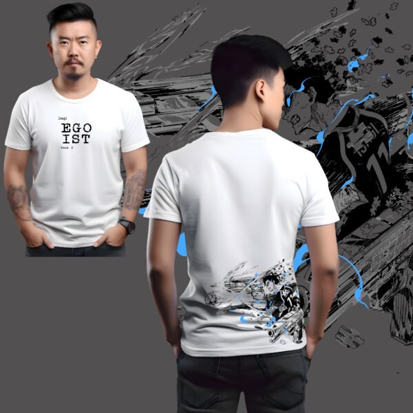"Egoist" Isagi Yoichi Blue Lock Anime Tee - Unleash Your Inner Genius - Image 9