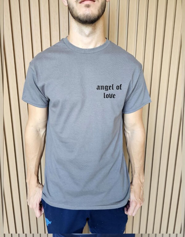 "Angel of Love" Gothic Wings T-Shirt - Dark Aesthetic & Emo Grunge Style. - Image 14
