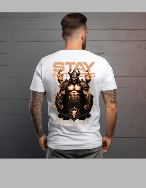 "STAY RUTHLESS" Warrior & Alpha Mindset T-Shirt - Gaming, Fitness & Streetwear Apparel. - Image 2
