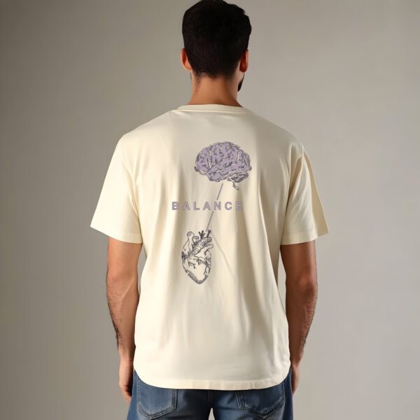 "BALANCE" Mind-Heart Connection T-Shirt - Mindfulness & Wellness Apparel. - Image 2