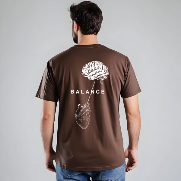 "BALANCE" Mind-Heart Connection T-Shirt - Mindfulness & Wellness Apparel. - Image 6