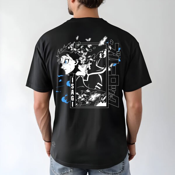 ISAGI EGOIST EXPLOSION" Blue Lock T-Shirt - Anime Fan Merch - Dynamic Soccer Manga Tee - Image 5