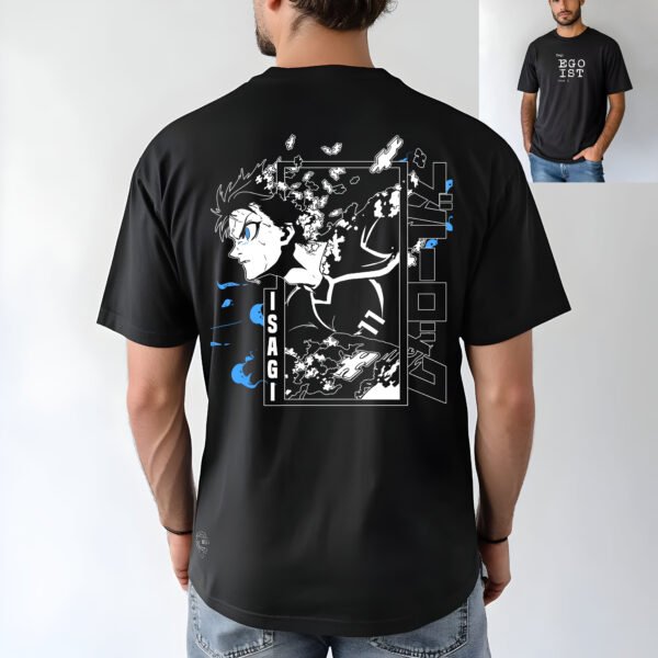 ISAGI EGOIST EXPLOSION" Blue Lock T-Shirt - Anime Fan Merch - Dynamic Soccer Manga Tee - Image 6