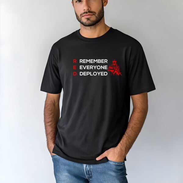R.E.D. Friday Military Tribute T-Shirt - Remember Everyone Deployed. - Image 3