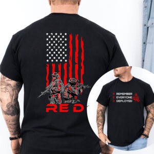 R.E.D. Friday Military Tribute T-Shirt - Remember Everyone Deployed.