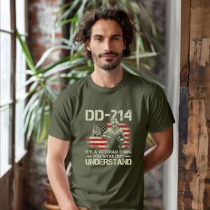 DD-214: "It's a Veteran Thing" Patriotic T-Shirt - Only Those Who Served Understand.