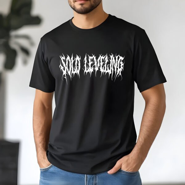 SOLO LEVELING UNLEASHED" Sung Jinwoo T-Shirt - Epic Anime & Manga Merch - Shadow Monarch Fan Tee - Unisex Sizes S-2XL - Image 4