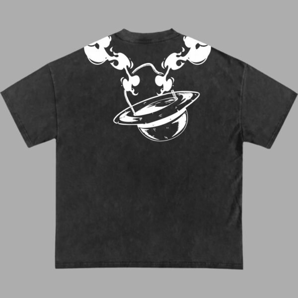 Mugiwara No Luffy Anime Shirt Set – Japanese Streetwear T-Shirt and Shorts, Black & White Graphic Tee Combo - Image 4