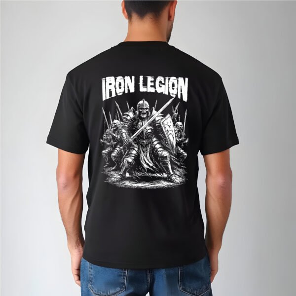 "IRON LEGION" Dark Fantasy T-Shirt - United in Resilience. - Image 2