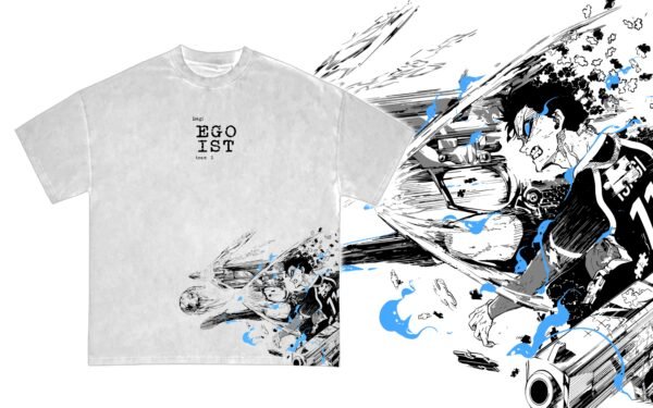 "Egoist" Isagi Yoichi Blue Lock Anime Tee - Unleash Your Inner Genius - Image 5