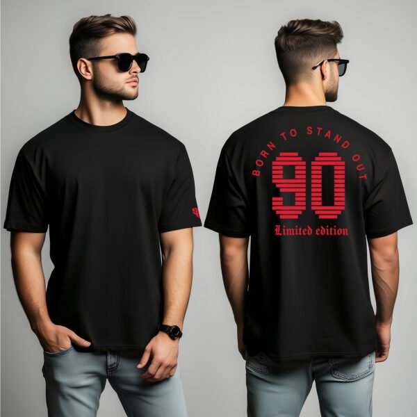 "BORN TO STAND OUT 90s" Limited Edition T-Shirt - Retro Style & Millennial Pride. - Image 6