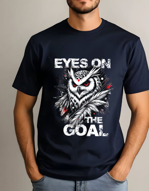 "Eyes On The Goal" Owl Gym T-Shirt - Stay Focused. Stay Fit. - Image 9
