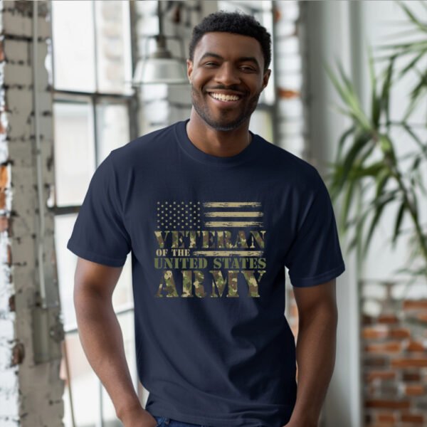 "VETERAN OF THE UNITED STATES ARMY" T-Shirt - Wear Your Service. - Image 3