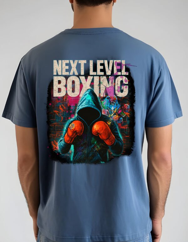 "NEXT LEVEL BOXING" Streetwear Tee - Urban Fight & Gym Motivation. - Image 2