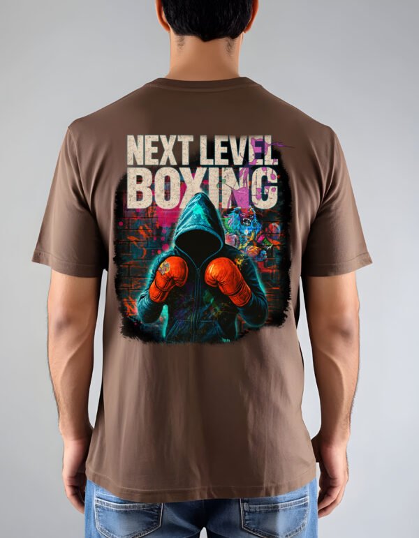 "NEXT LEVEL BOXING" Streetwear Tee - Urban Fight & Gym Motivation. - Image 3