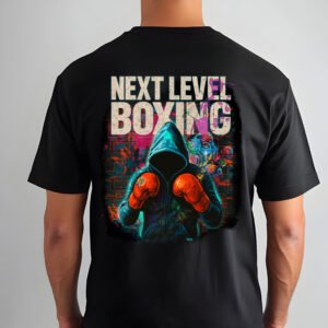"NEXT LEVEL BOXING" Streetwear Tee - Urban Fight & Gym Motivation.