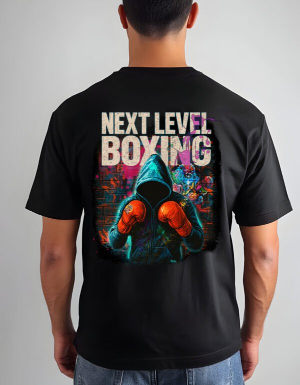 "NEXT LEVEL BOXING" Streetwear Tee - Urban Fight & Gym Motivation.