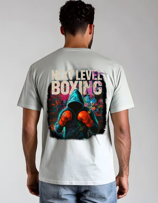 "NEXT LEVEL BOXING" Streetwear Tee - Urban Fight & Gym Motivation. - Image 4