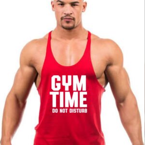"GYM TIME DO NOT DISTURB" Stringer Tank Top - Focus On Your Gains!