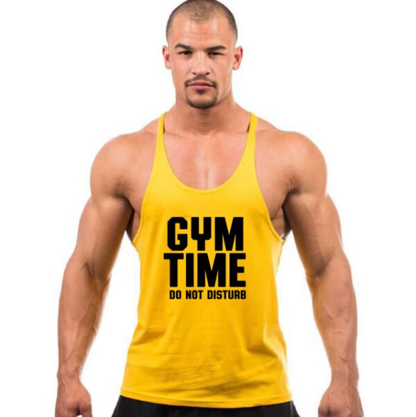 "GYM TIME DO NOT DISTURB" Stringer Tank Top - Focus On Your Gains! - Image 8