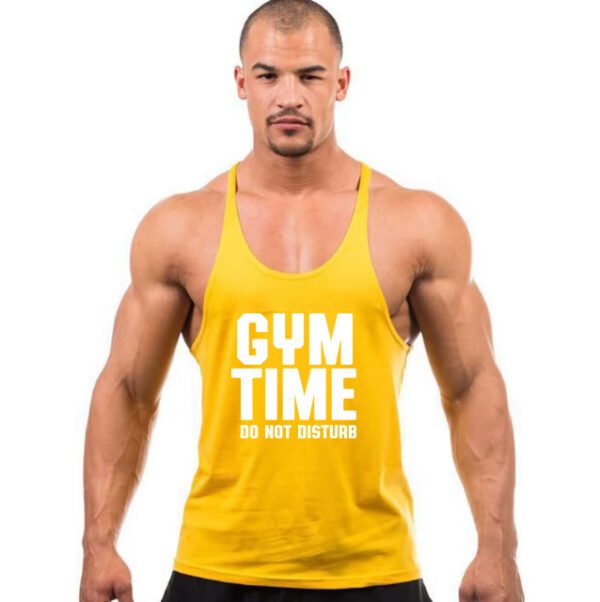 "GYM TIME DO NOT DISTURB" Stringer Tank Top - Focus On Your Gains! - Image 10