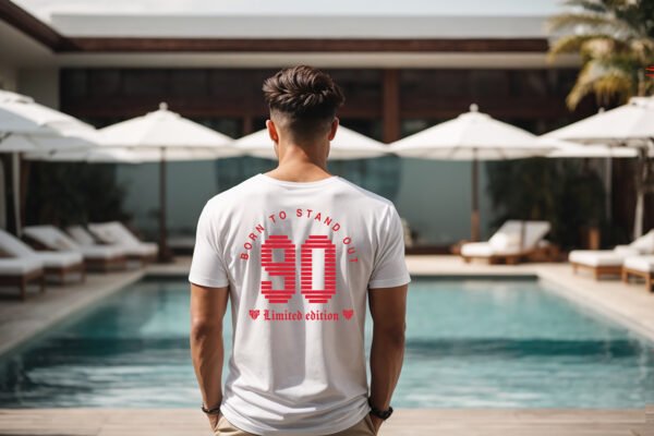 "BORN TO STAND OUT 90s" Limited Edition T-Shirt - Retro Style & Millennial Pride. - Image 7