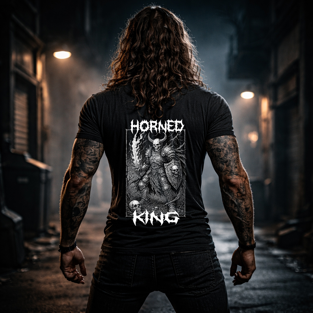Medieval Knight T Shirt – Powerful Gothic Back Print Streetwear Black 5 Medieval Knight T Shirt – Powerful Gothic Back Print Streetwear Black - Image 5