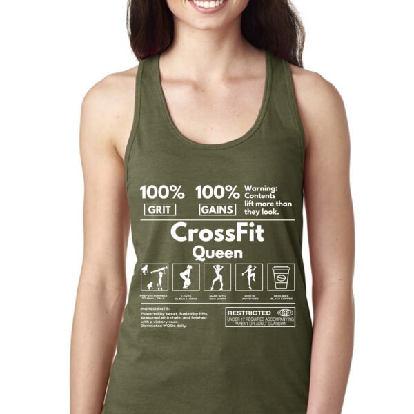 "CrossFit Queen" Tank Tops - The Ultimate WOD Gear - Image 10
