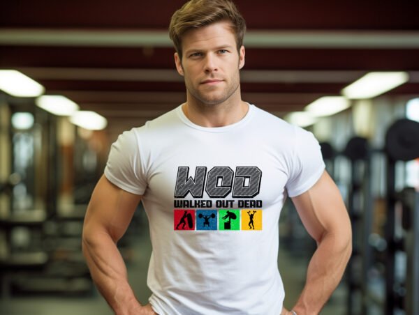 WOD: Walked Out Dead" T-Shirt: The Ultimate CrossFit Tee - Image 2