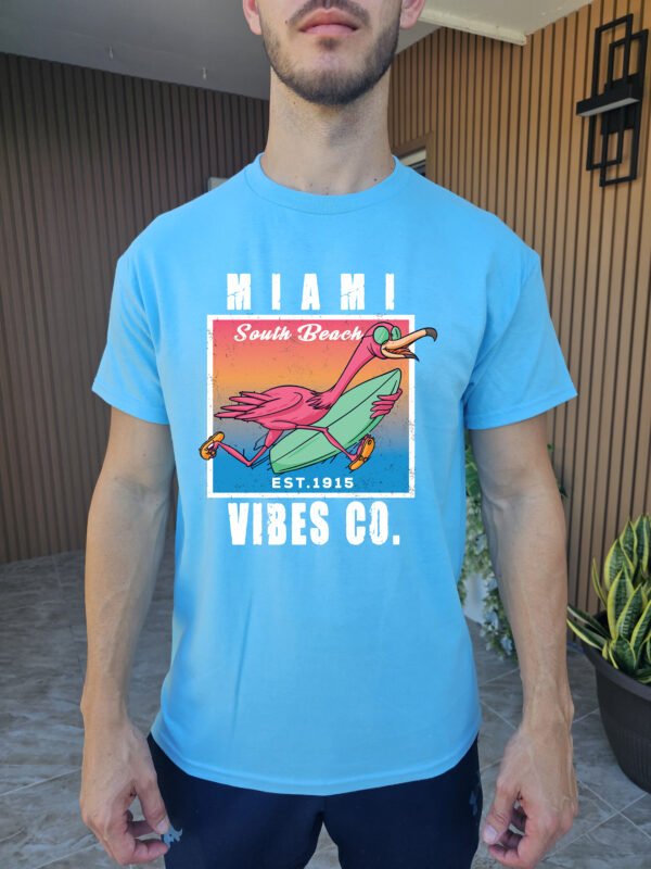Miami Vibes Co. – South Beach Retro T-Shirt - Image 3